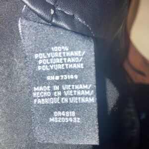 Black Polyurethane Jacket